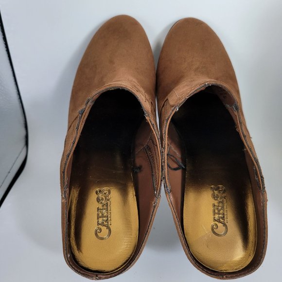 Carlos by Carlos Santana Hardyn Mules Brown Suede US Size 8M - Picture 4 of 8